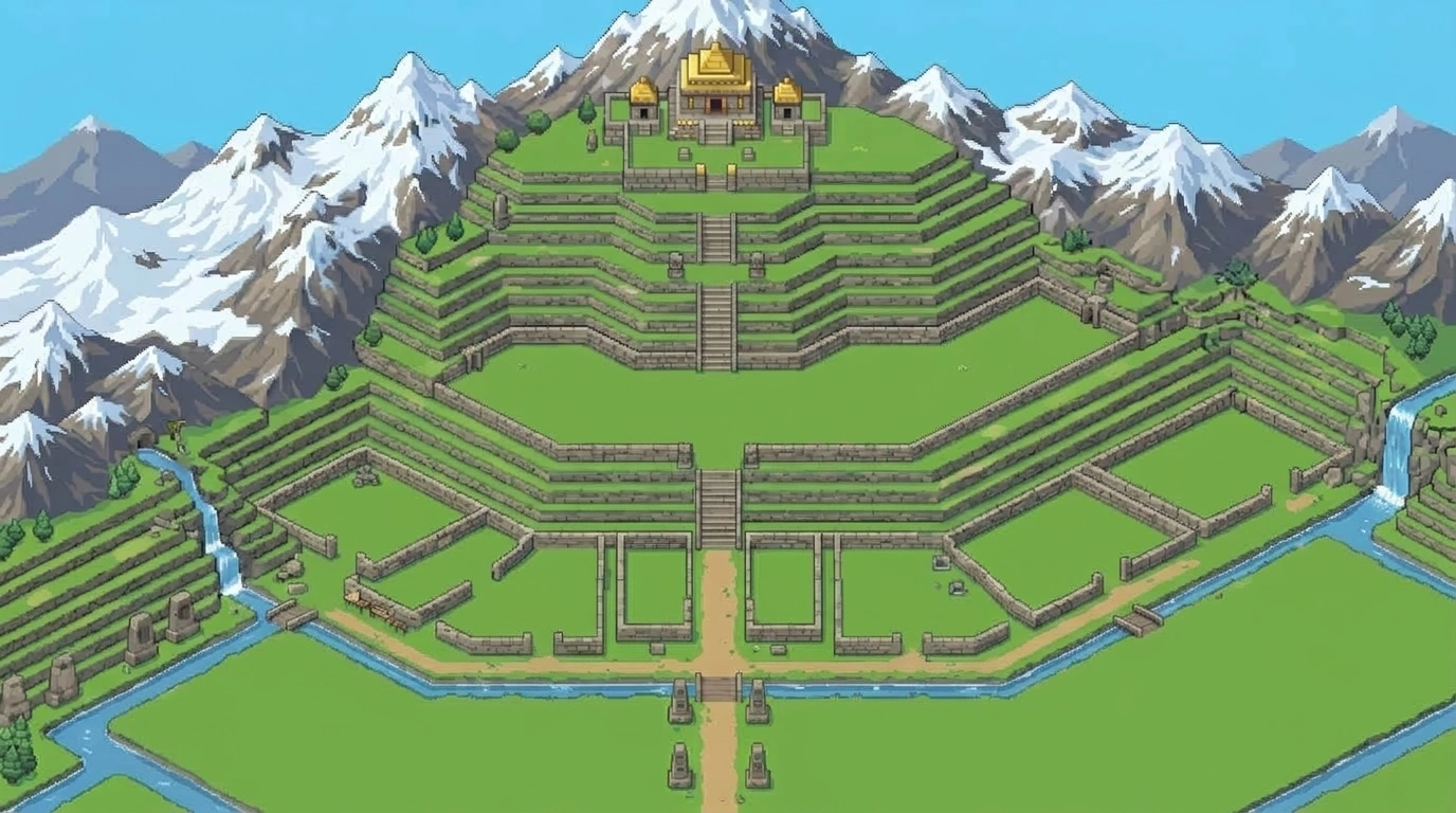 Tawantinsuyu Mega-Complex Pixel Art